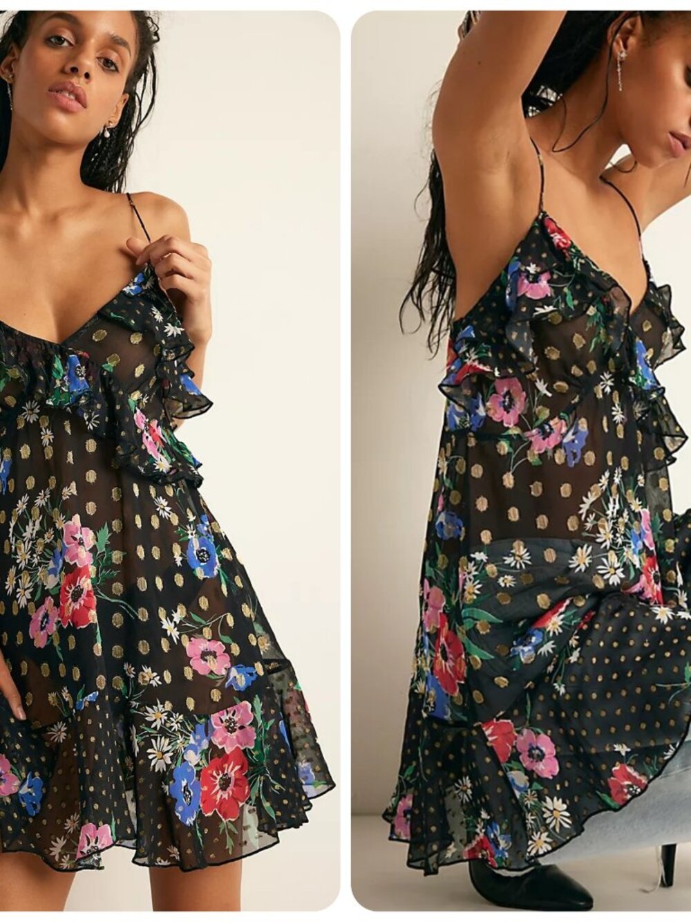 Free People FP One Rosalie Mini Slip Dress